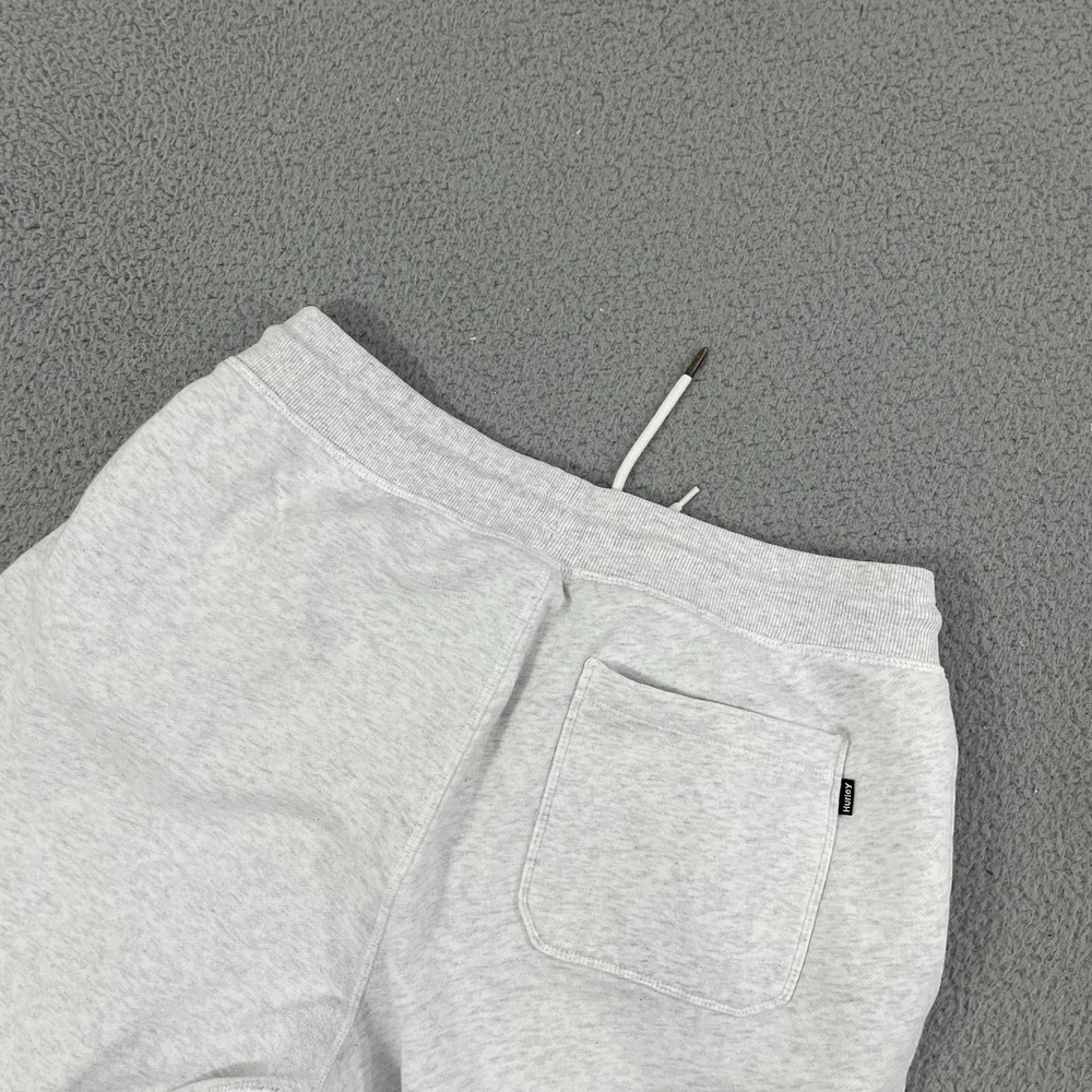 Hurley Coastal Dunes Fleece Jogger Men XL Gray Terry Cloth Pull On Drawstring - Picture 10 of 15